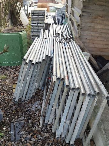ALU-Stahl Gerüst Layher - Fassadengerüst Ca. 220 qm