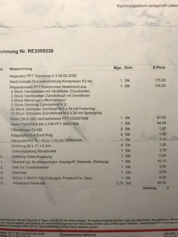 G4 Putzmaschiene mit viel Zubehör, generalüberholt