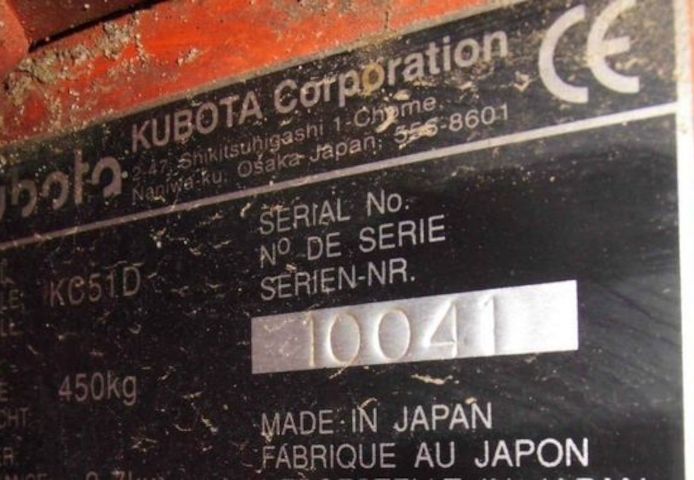 Kubota KC 51 D Dumper Kettendumper