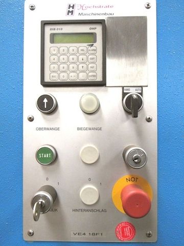 Hydraulische NC Schwenkbiegemaschine Hochstrate SB 10006