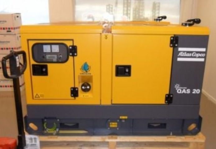 Notstromtromaggregat ATLAS COPCO QAS 20 NEUWERTIG 50 Stunden