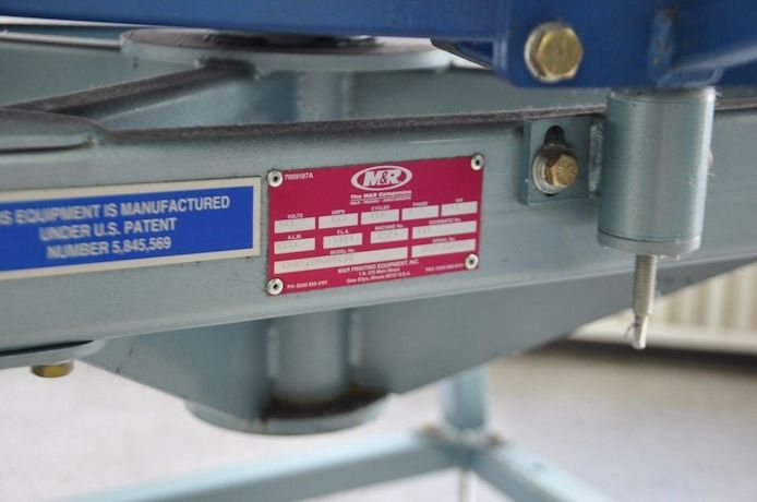 M&R Handruck 6 Farben Siebdruck Maschine Textildruck