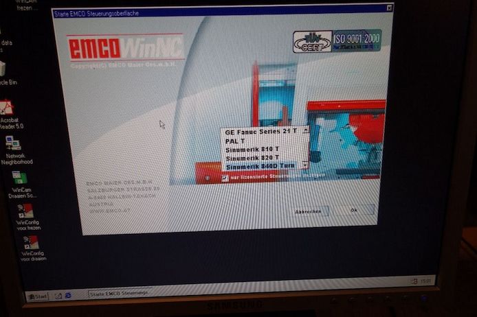 Neuwertige EMCO PC Turn 50  Compact 5 CNC  Mach3  PCNC  CAD  CAM  Isel