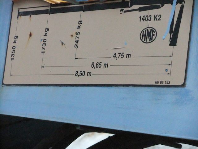 Abrollcontainer Krancontainer Hakenabroller HMF Kran