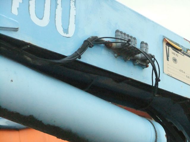 Abrollcontainer Krancontainer Hakenabroller HMF Kran
