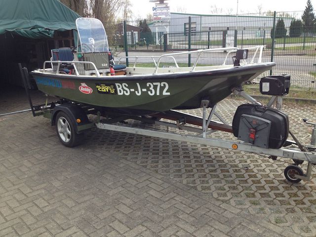 Angelboot Dory 13 mit Mercury 50 PS + E-Motor + Trailer Wallerboot Motorboot