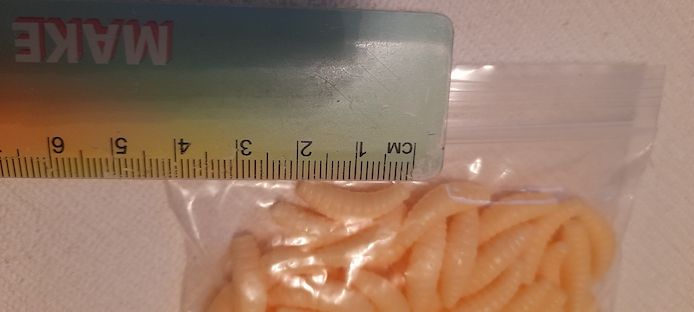 Angeln Silikon Maden Bienenmaden Forellenköder Köder