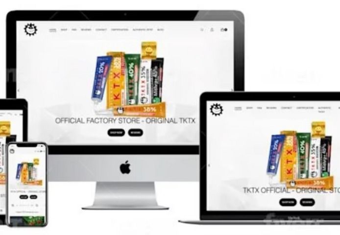 Webdesign Landingpage - Startseite komplett