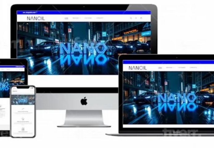 Webdesign Landingpage - Startseite komplett