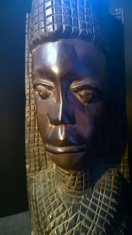 Afrikanische Holzfigur Frauenbüste