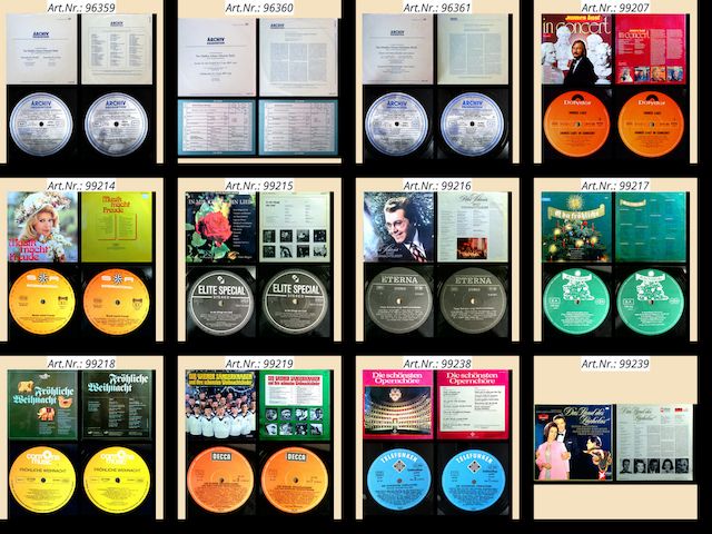 Konvolut 58 x Vinyl Klassik 12 und 10 Zoll