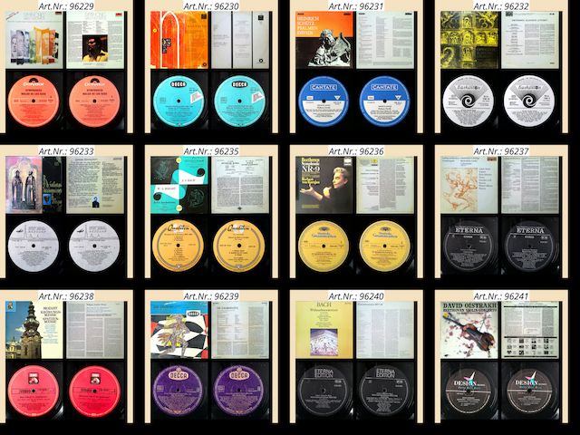 Konvolut 58 x Vinyl Klassik 12 und 10 Zoll