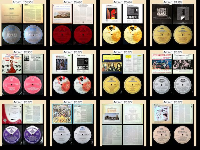 Konvolut 58 x Vinyl Klassik 12 und 10 Zoll
