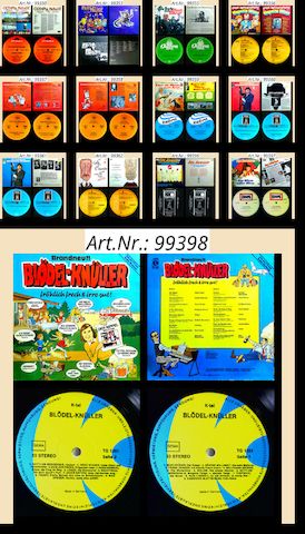 Konvolut 61 x Vinyl LP / Doppel-LP / Single Schlager/Humor/Volkmusik