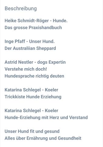 Bücher 🐕Hunde🐕