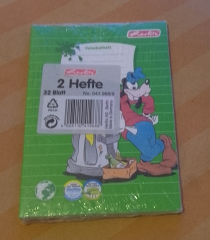Vokabelheft 2 Hefte (Neu)