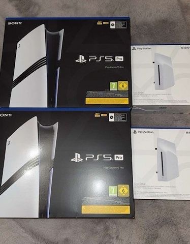 Sony PlayStation PS5 Pro, Sony PS5 Slim, Sony PS5 Pro 30th Anniversary Limited Edition Console