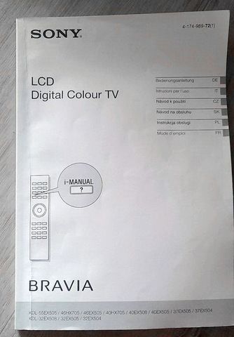 37 ZOLL Fernseher Sony / TV