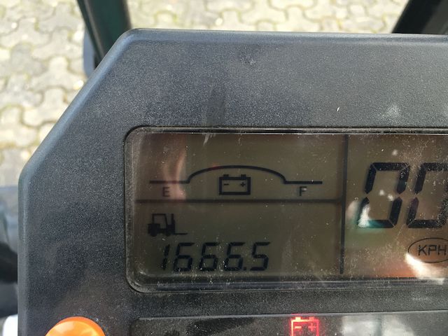 Gabelstapler Elektrostapler Frontstapler Mitsubishi FB16KT Stapler Triplex