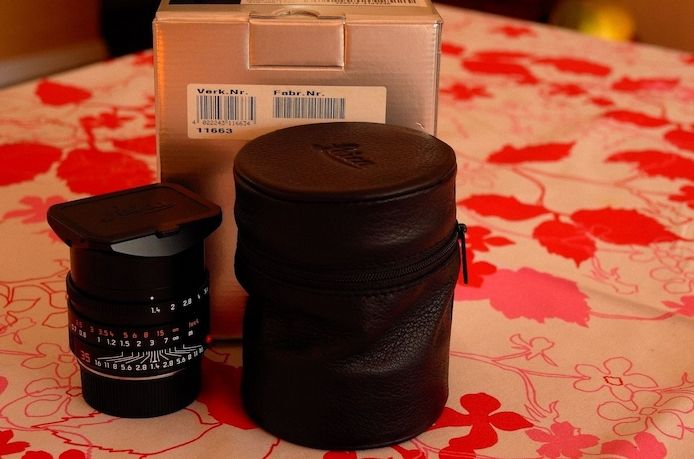 LEICA 35MM F1.4 FLE SUMMILUX-M ASPH 6-BIT LENS #11663 MINT! NR!