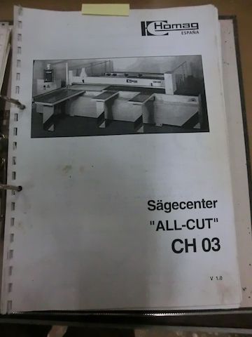 Plattensäge, Plattenaufteilsäge, Homag Espana CH03, Säge
