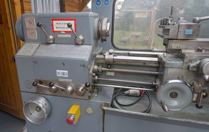 Weiler Drehmaschine Drehbank Praktikant mit div. Zubehör