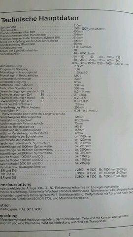 Drehbank Harrison M400 Präzisions-Leit- und Zugspindeldrehmaschine