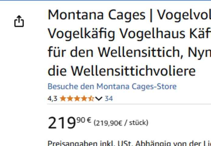 Zahmer Alexandersittich - Halsbandsittich mit Käfig und Zubehör_Weiblich