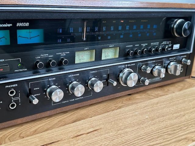 Verstärker Sansui 990 db Schwarz 9090 db Rare Hifi Vintage