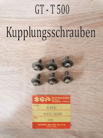 Suzuki GT 500 Kupplungsschrauben
