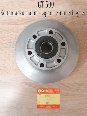 Suzuki GT 500 - T 500 Kettenradaufnahme
