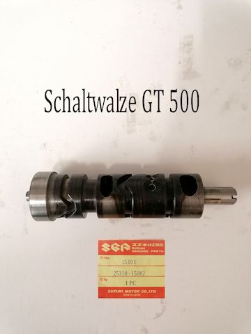 Suzuki GT 500 Schaltwalze