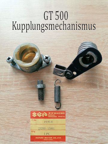 Suzuki GT 500 - T500 Kupplungsmechanismus