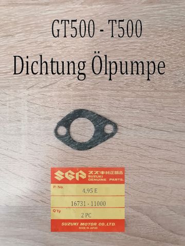 Suzuki GT 500 - T500 Dichtung Ölpumpe