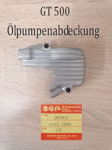 suzuki GT 500 - T500  Ölpumpenabdeckung