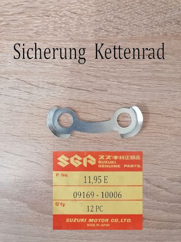 Suzuki GT 500 - T500 Sicherung Kettenblatt