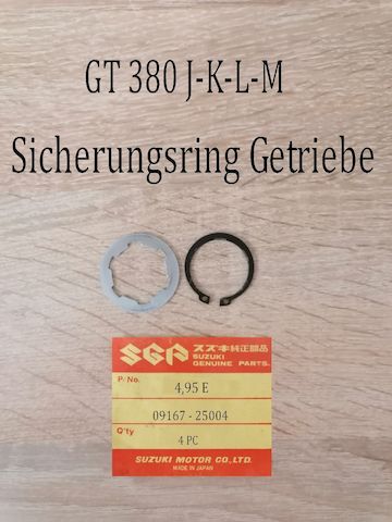 Suzuki GT 380 Getriebeteile