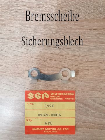 Suzuki GT 380 Sicherungsblech Bremsscheibe