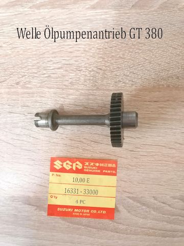 suzuki GT 380 Welle Ölpumpenantrieb