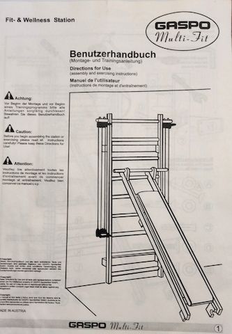 Multi Fit Sprossenwand Universal-Fitness