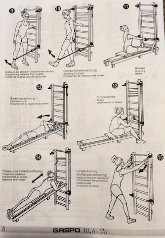 Multi Fit Sprossenwand Universal-Fitness