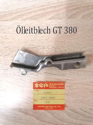 Suzuki GT 380 Ölleitblech