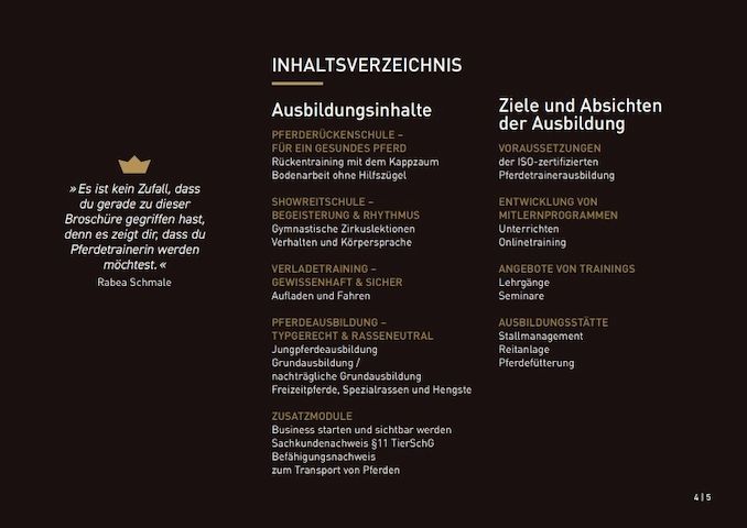 Ausbildungsheft zur zertifizierten Pferdetrainerausbildung