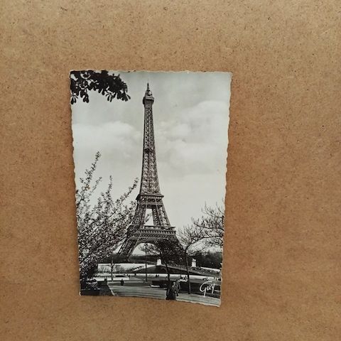 Ansichtskarte-Paris-Eiffelturm.