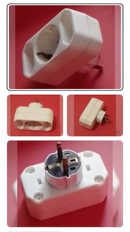 Schuko-/Euroadapter
