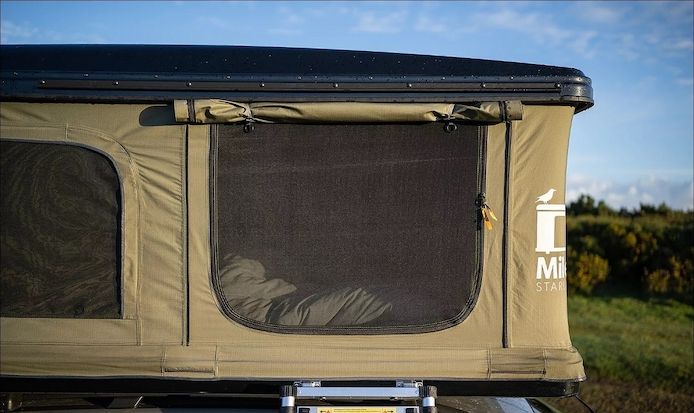 Hartschalen Dachzelt Femkes Miles Starling 140 grün