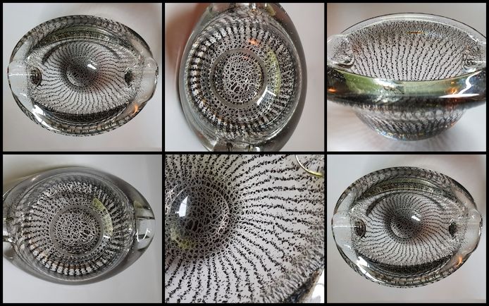 murano glas schale aschenbecher  archimede seguso bullicante
