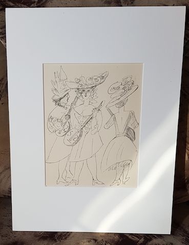 Max Beckmann 2 Lithographien