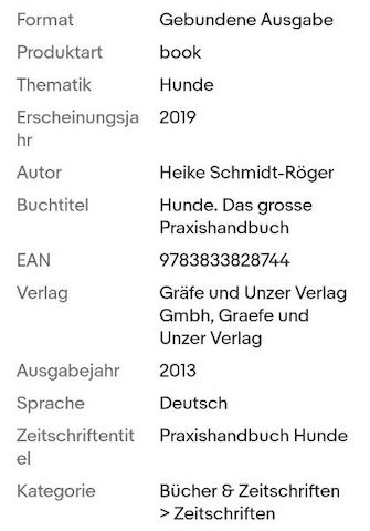 Hunde. Das grosse Praxishandbuch... | 2019 |