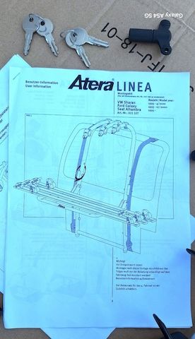 Atera Linea Heckklappenträger für VW Ford Seat für 4 Fahrräder